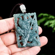 Natural Jade Pendant Guanyu Jadeite Pendant