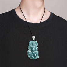 Natural Jade Pendant Guanyu Jadeite Pendant