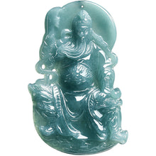 Natural Jade Pendant Guanyu Jadeite Pendant