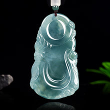 Natural Jade Pendant Guanyu Jadeite Pendant