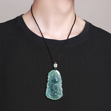 Natural Jade Pendant Guanyu Jadeite Pendant