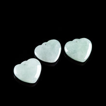 Natural Jade Pendant Heart Jadeite Pendant