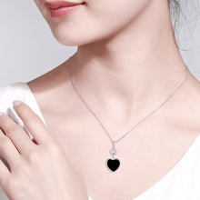 Natural Jade Pendant Heart Silver Jadeite Pendant