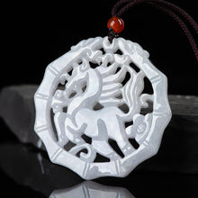 Natural Jade Pendant Horse Jadeite Pendant