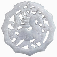 Natural Jade Pendant Horse Jadeite Pendant