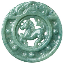 Natural Jade Pendant Horse Jadeite Pendant