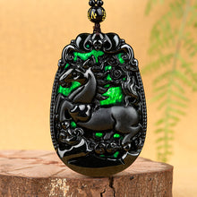 Natural Jade Pendant Horse Jadeite Pendant