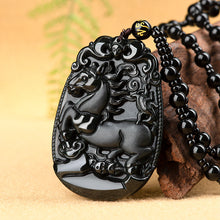 Natural Jade Pendant Horse Jadeite Pendant