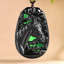 Natural Jade Pendant Horse Jadeite Pendant