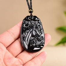 Natural Jade Pendant Horse Jadeite Pendant