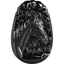Natural Jade Pendant Horse Jadeite Pendant