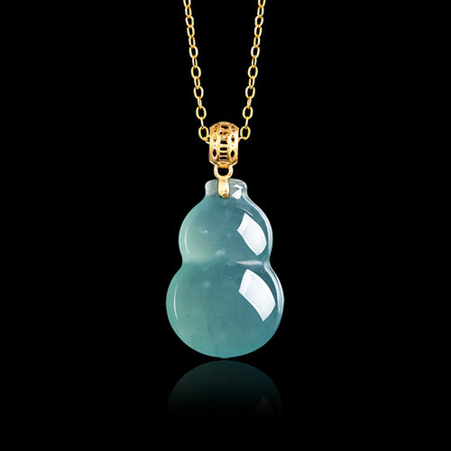 Natural Jade Pendant Hulu Jadeite Pendant