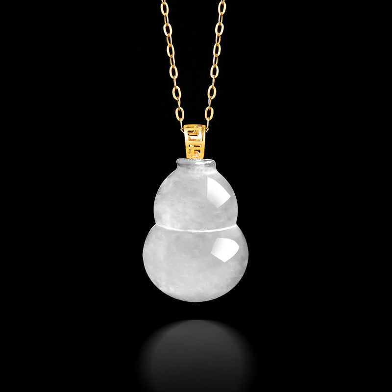 Natural Jade Pendant Hulu Jadeite Pendant