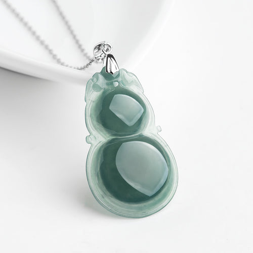 Natural Jade Pendant Hulu Jadeite Pendant