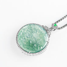 Natural Jade Pendant Jadeite Scenery Pendant