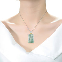 Natural Jade Pendant Landscape Jadeite Pendant
