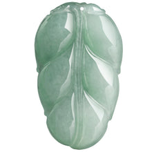 Natural Jade Pendant Leaf Jadeite Pendant