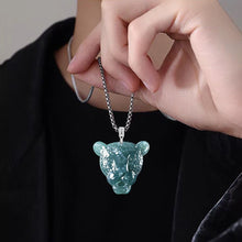 Natural Jade Pendant Leopard Jadeite Pendant