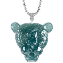 Natural Jade Pendant Leopard Jadeite Pendant
