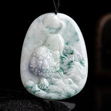 Natural Jade Pendant Lion Jadeite Pendant
