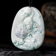 Natural Jade Pendant Lion Jadeite Pendant