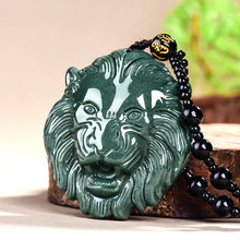Natural Jade Pendant Lion Jadeite Pendant