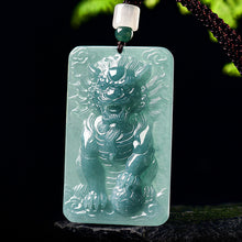 Natural Jade Pendant Lion Jadeite Pendant