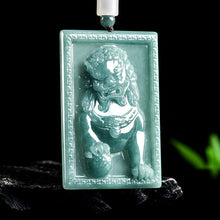 Natural Jade Pendant Lion Jadeite Pendant