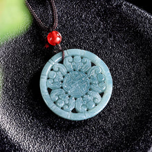Natural Jade Pendant Lucky Jadeite Pendant
