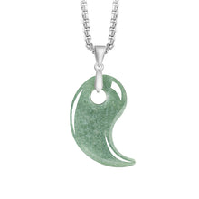 Natural Jade Pendant Magatama Jadeite Pendant