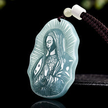 Natural Jade Pendant Mary Jadeite Pendant