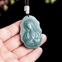 Natural Jade Pendant Mary Jadeite Pendant