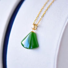 Natural Jade Pendant Nephrite Gold Pendant