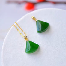 Natural Jade Pendant Nephrite Gold Pendant