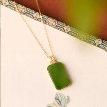 Natural Jade Pendant Nephrite Silver Pendant