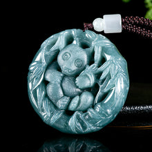Natural Jade Pendant Panda Jadeite Pendant