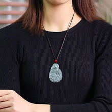 Natural Jade Pendant Peacock Jadeite Pendant