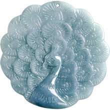 Natural Jade Pendant Peacock Jadeite Pendant