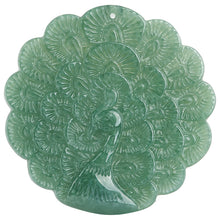 Natural Jade Pendant Peacock Jadeite Pendant