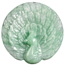 Natural Jade Pendant Peacock Jadeite Pendant