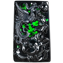 Natural Jade Pendant Phoenix Jadeite Pendant