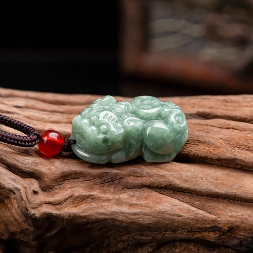 Natural Jade Pendant Pixiu Jadeite Pendant