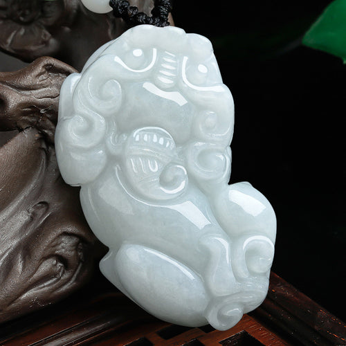 Natural Jade Pendant Pixiu Jadeite Pendant