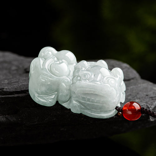 Natural Jade Pendant Pixiu Jadeite Pendant