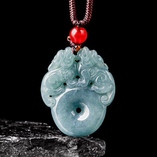 Natural Jade Pendant Pixiu Jadeite Pendant