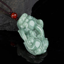 Natural Jade Pendant Pixiu Jadeite Pendant TUPT442