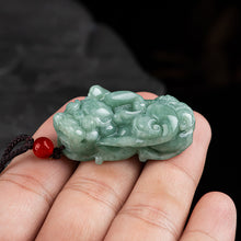 Natural Jade Pendant Pixiu Jadeite Pendant TUPT442