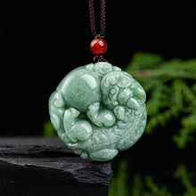 Natural Jade Pendant Pixiu Jadeite Pendant