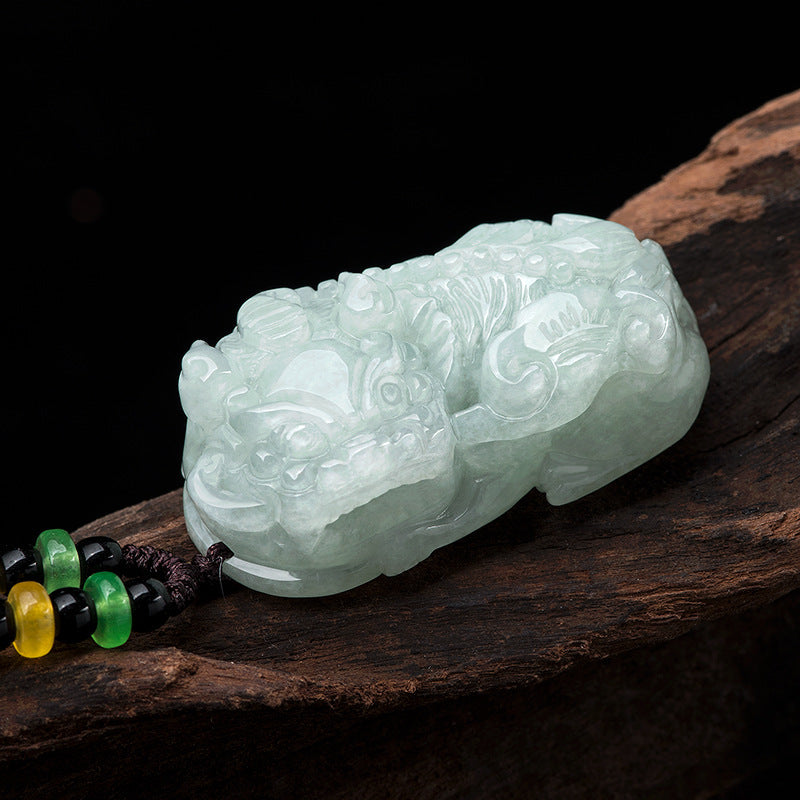 Natural Jade Pendant Pixiu Jadeite Pendant