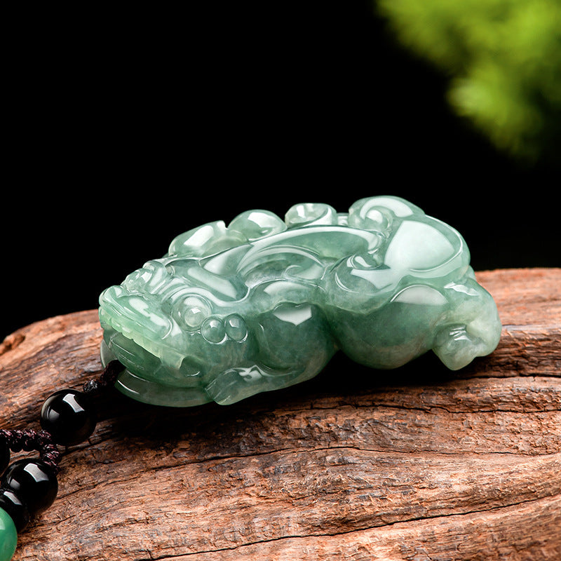 Natural Jade Pendant Pixiu Jadeite Pendant